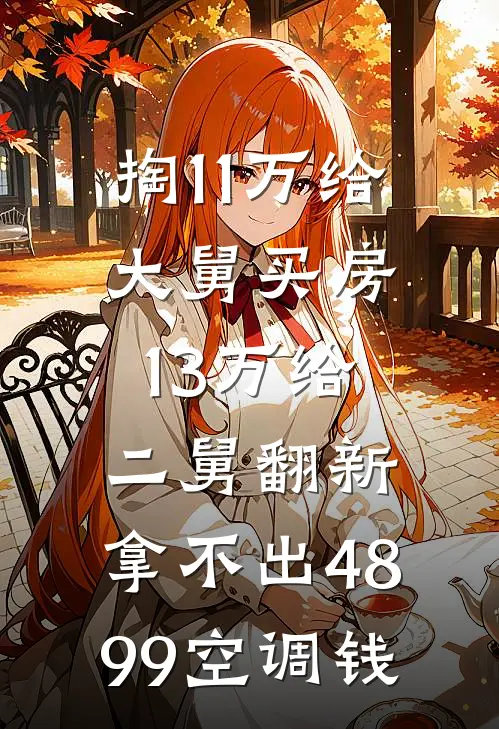 掏11万给大舅买房13万给二舅翻新，拿不出4899空调钱