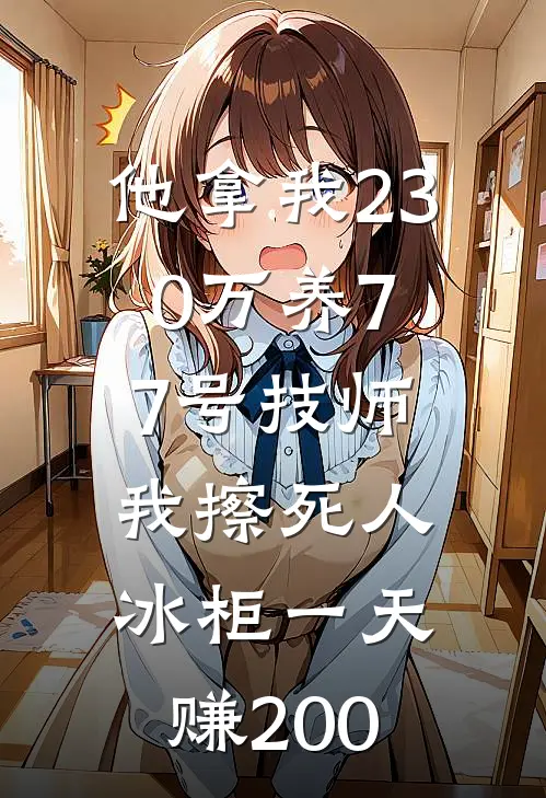 他拿我230万养77号技师，我擦死人冰柜一天赚200